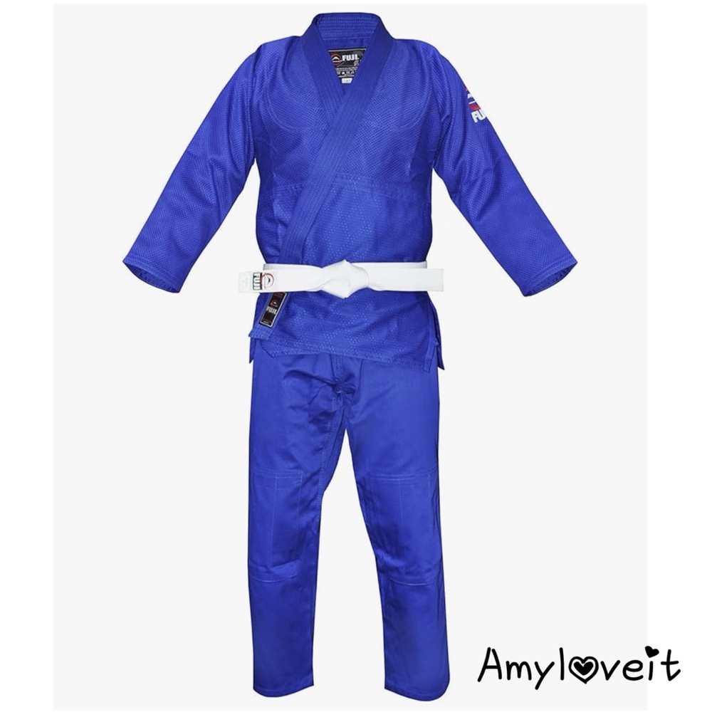 Blue Jiu-Jitsu Gi with White Belt